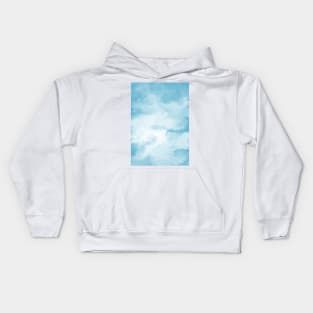 Blue Sky digital painting Kids Hoodie